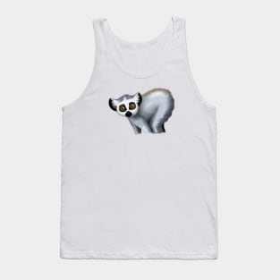 Cute Lemur Drawing Tank Top